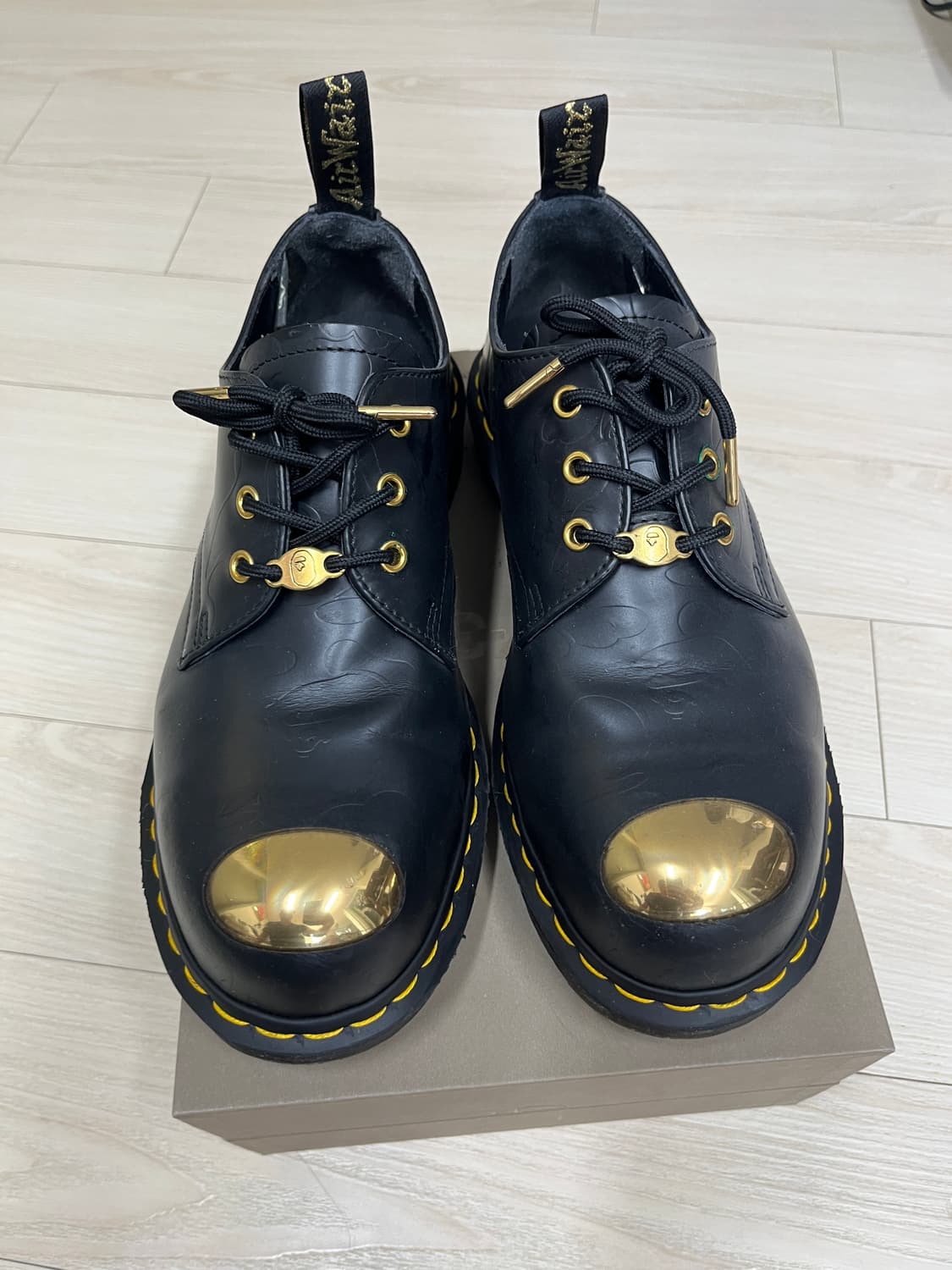 (270) 닥터마틴x베이프 1461 블랙 상품이미지2