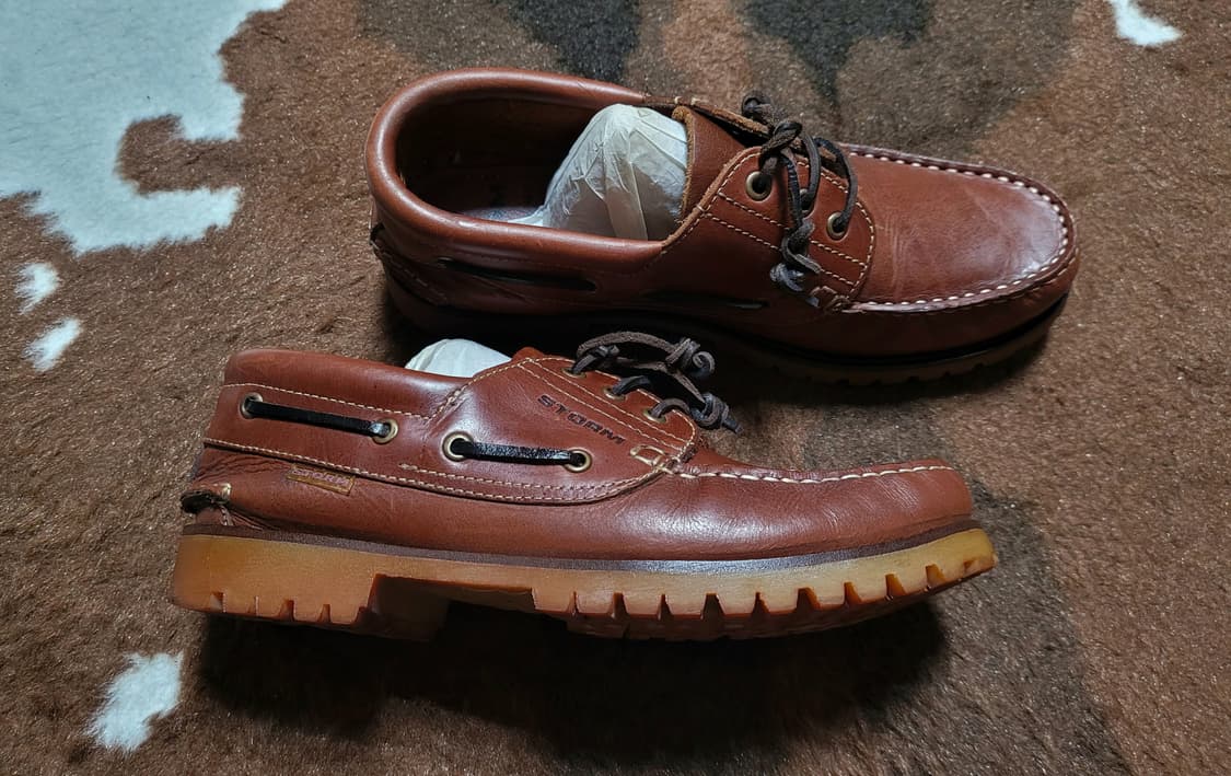 STORM 남성용 브라운 보트슈즈(280) 상품이미지3