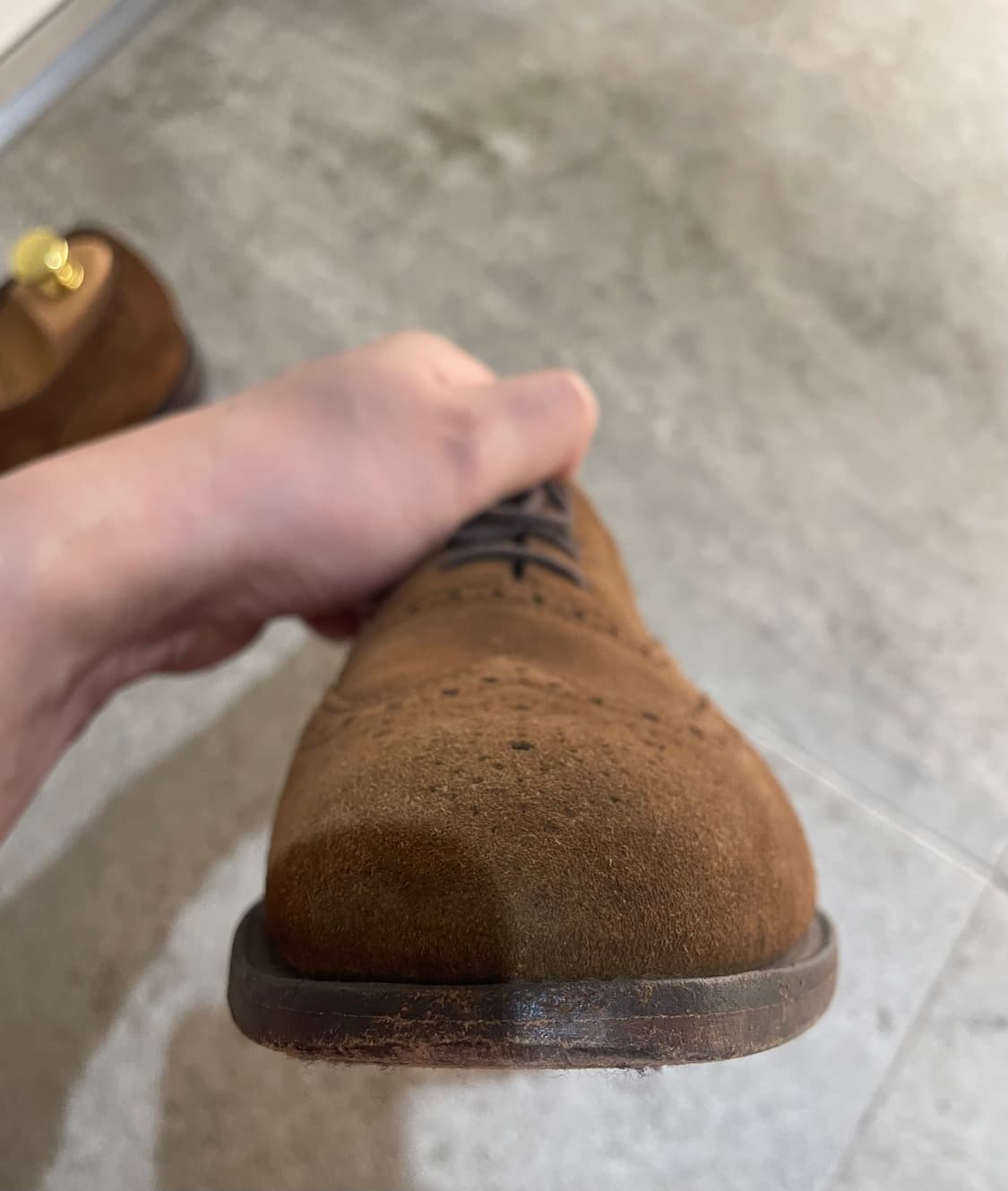 로크 스웨이드 윙팁 uk8 상품이미지3