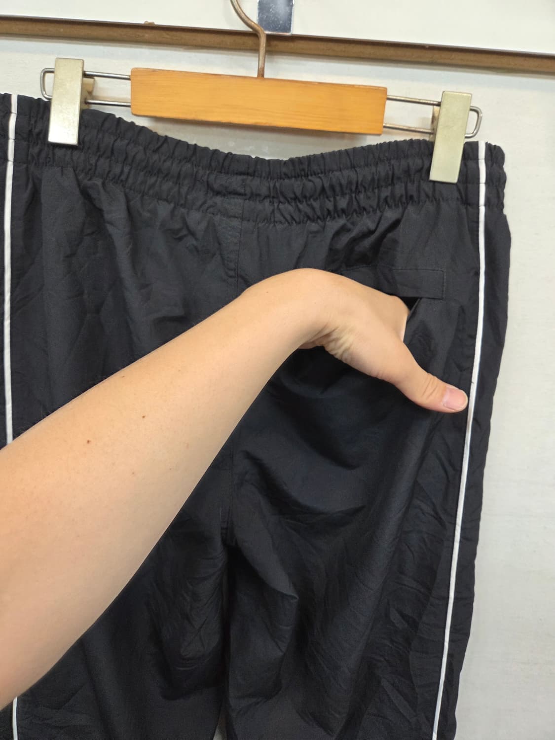 나이키 올드스쿨 빈티지 방풍 우븐 트랙팬츠 s m 상품이미지3