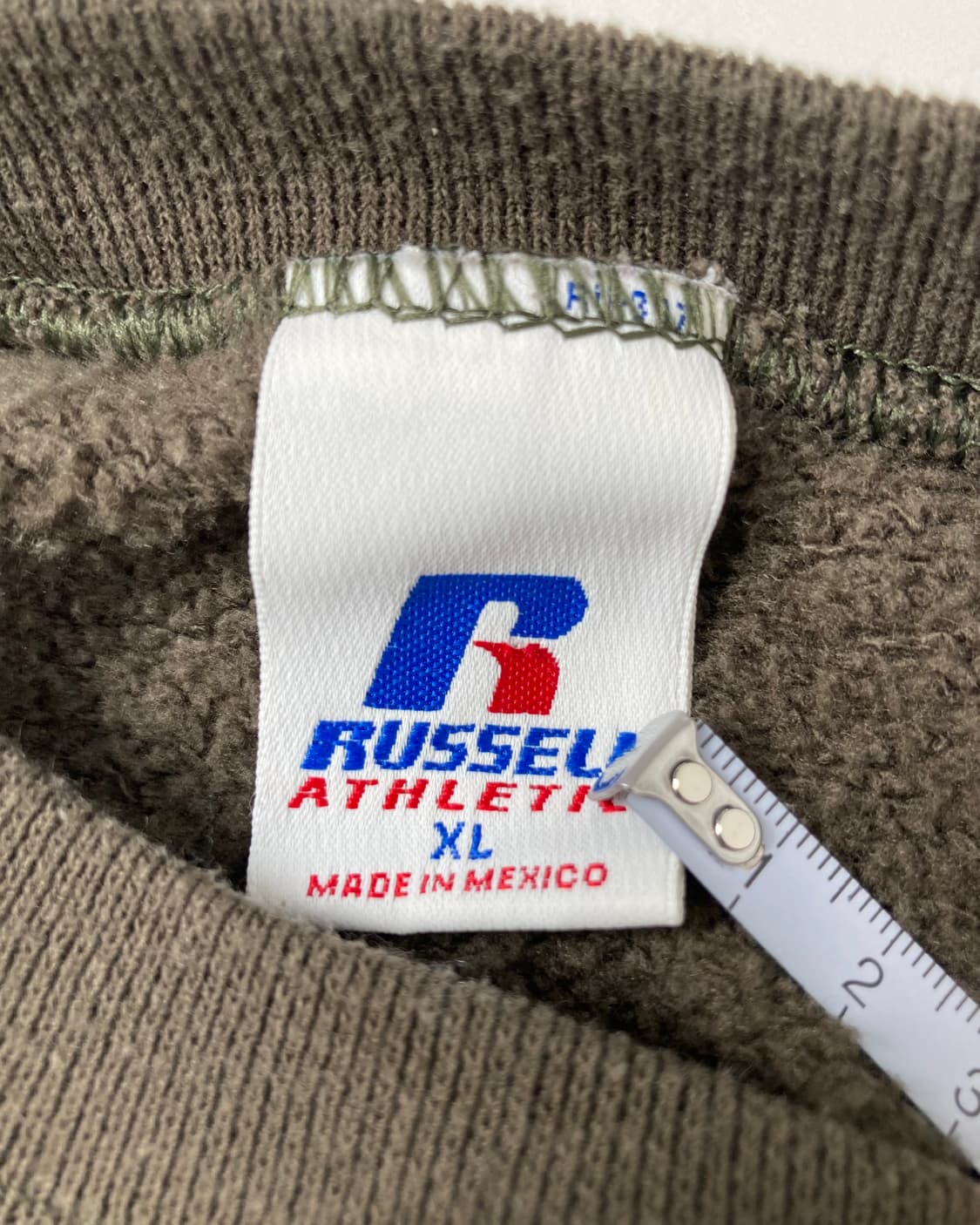 90s Russell Sweatshirt (dark olive) 상품이미지3