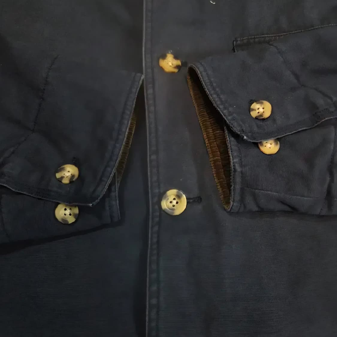 JPN 90s 유니클로 코듀로이 카라 코튼 워크 자켓 (실XL) 상품이미지3