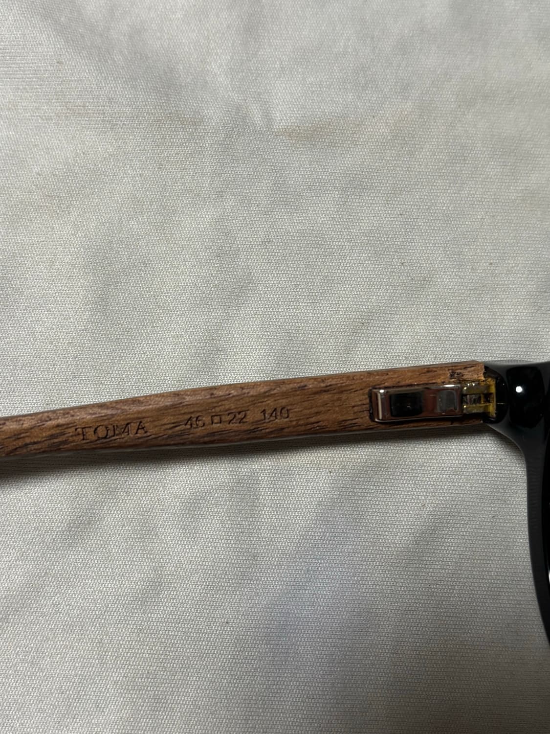 블랙 토마 101 사가와후지이 토마 안경테 상품이미지4