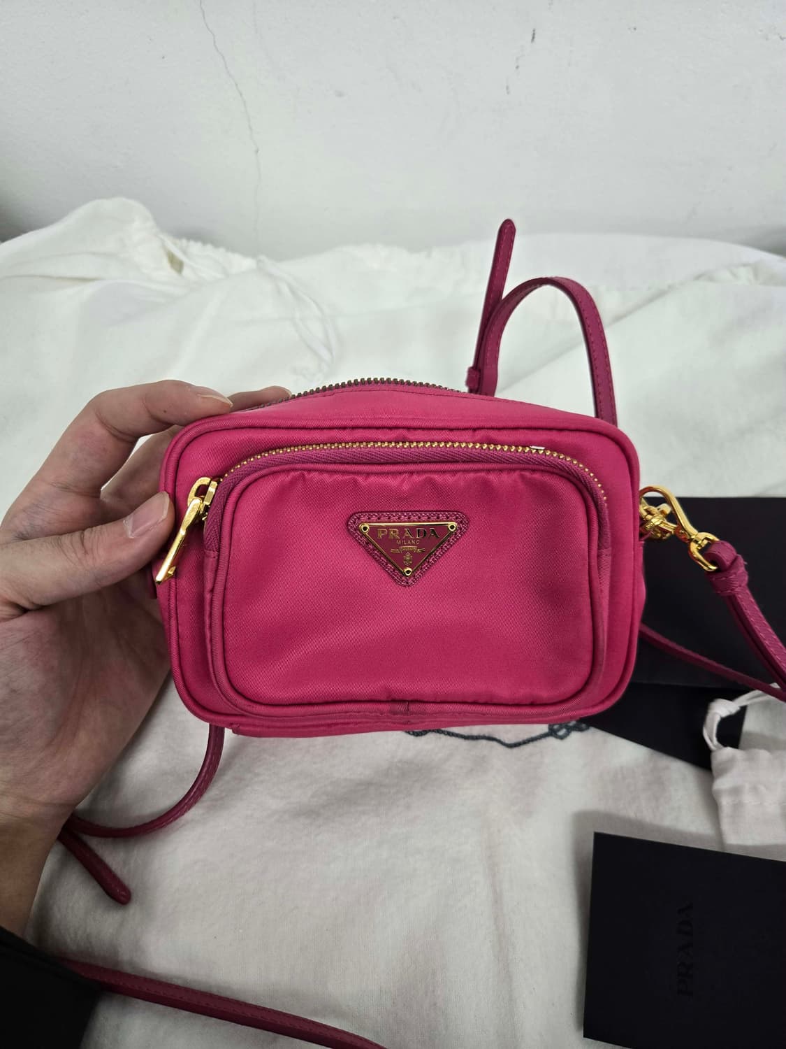 [보증서 정품]프라다 사피아노 미니 크로스백 상품이미지3