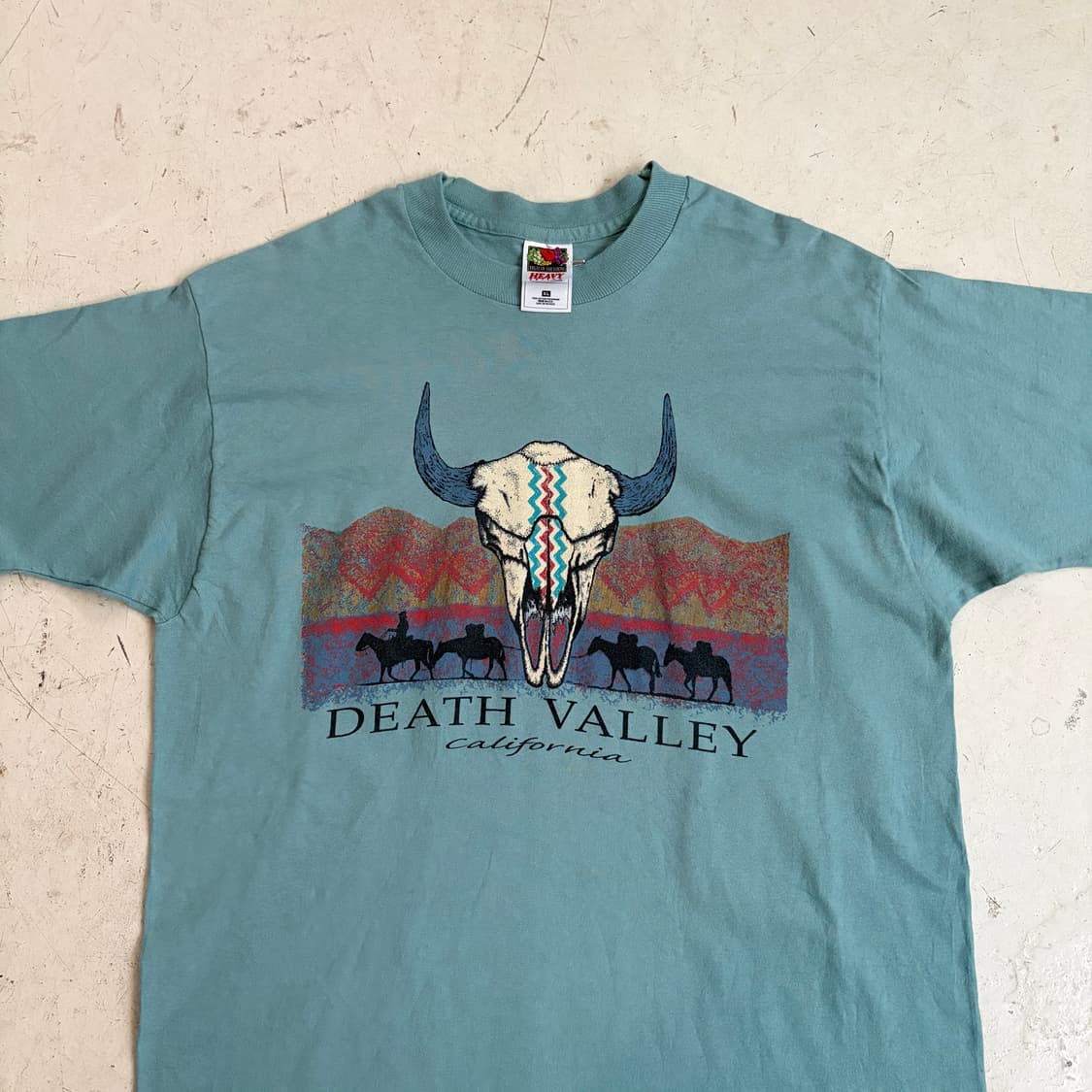 90s USA Death Valley 빈티지 싱글스티치 반팔티 XL 상품이미지4