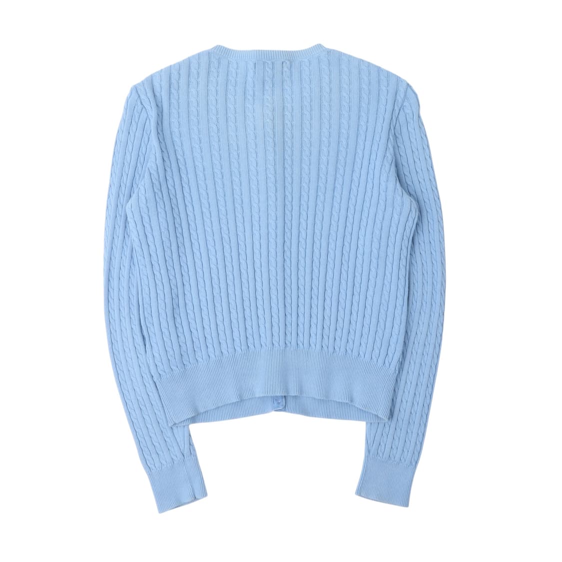 폴로 랄프로렌 라이트 블루 코튼 케이블 니트 가디건 상품이미지5