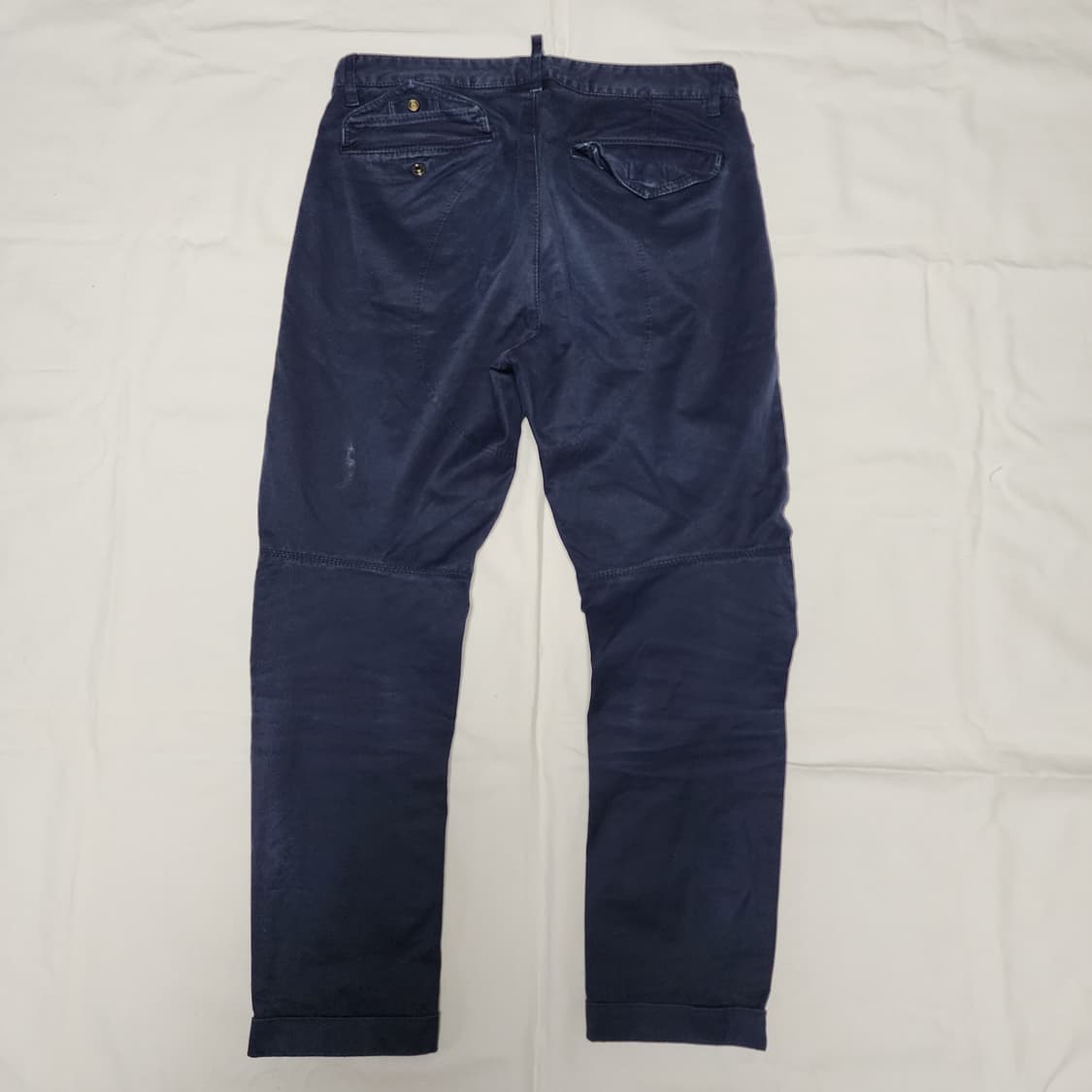 디스퀘어드2 크롭 코튼 롤업 디테일 팬츠 상품이미지3