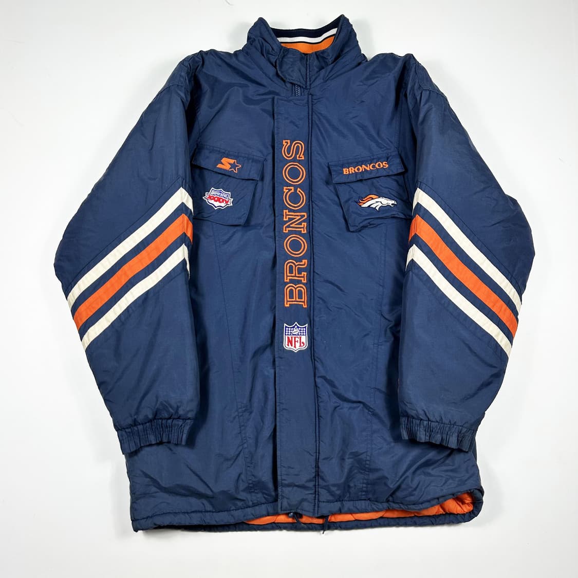 90s NFL 덴버 브롱코스 올드스쿨 점퍼 XL 상품이미지1