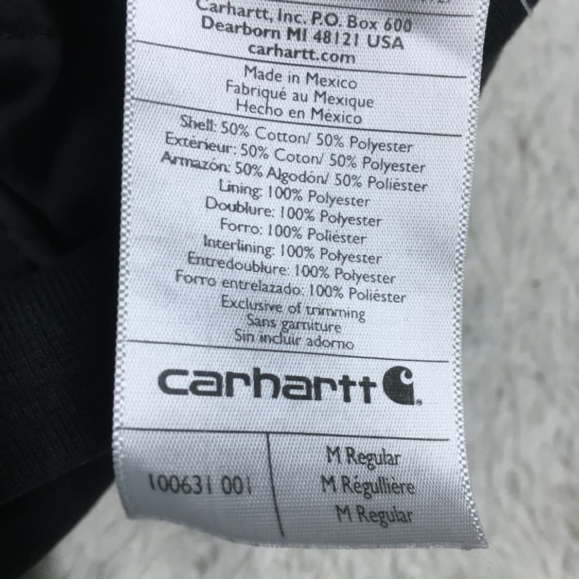 칼하트 레인디팬더 미드웨이트 후드집업 DD24 상품이미지2