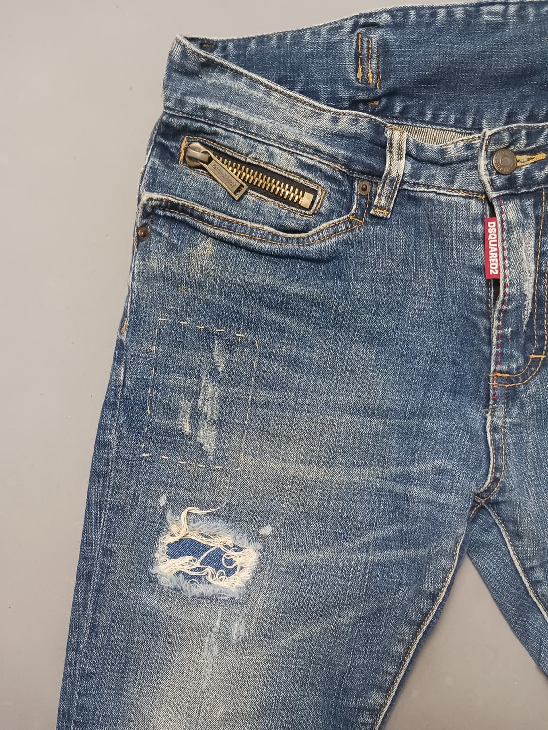 [32] 디스퀘어드2 데미지 신치백 쿨가이진 청바지 상품이미지2