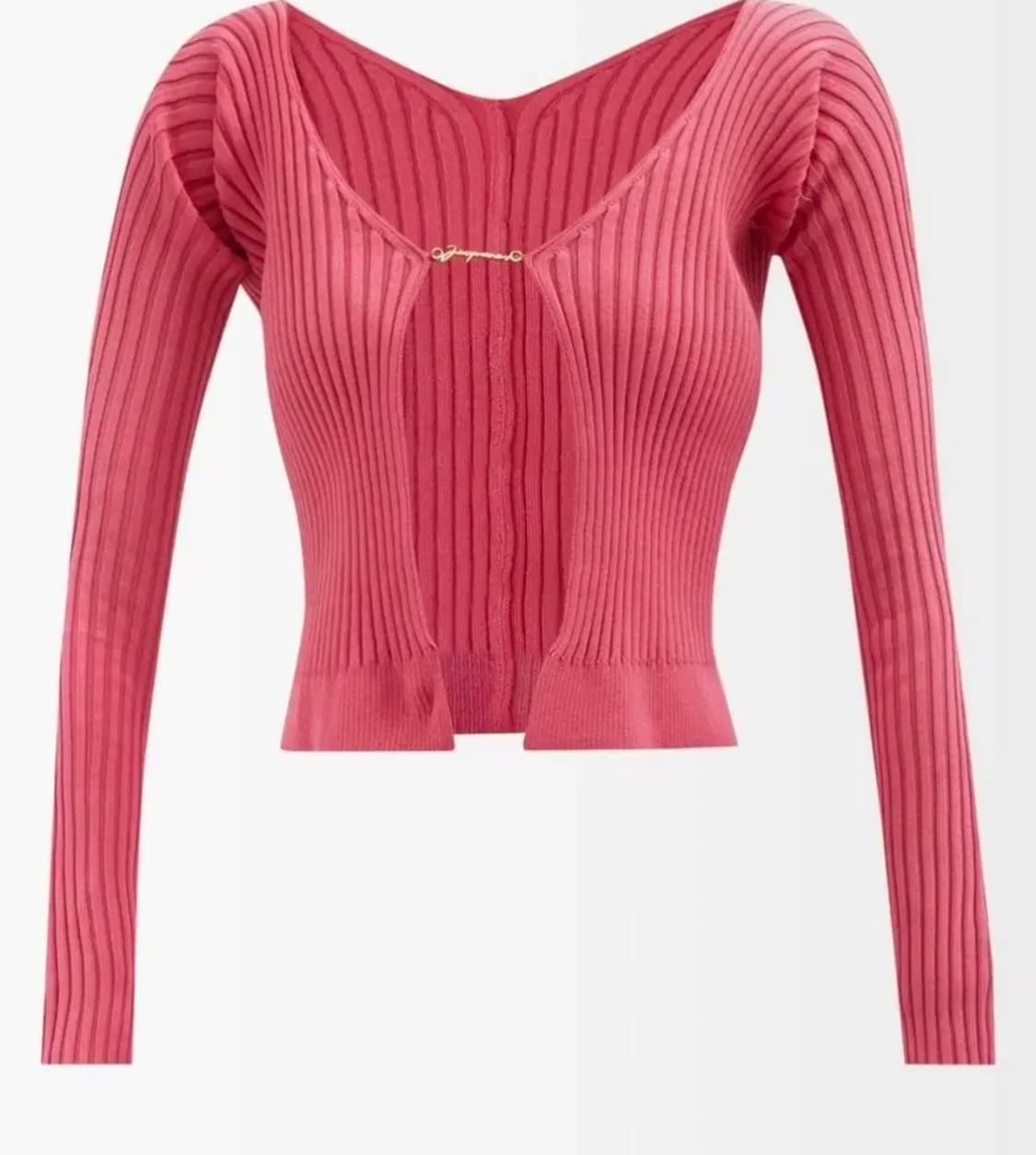 자크뮈스 프랄루 가디건 핑크 새상품 제니가디건 급처 상품이미지1