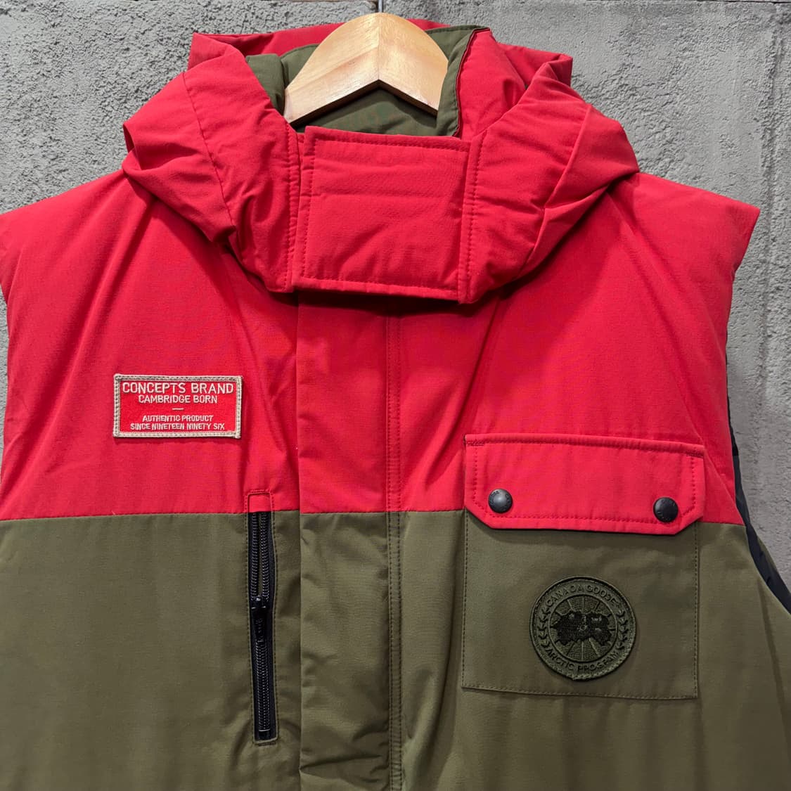 캐나다구스 x 콘셉트 앨버타 패딩 조끼 (XL)   상품이미지2