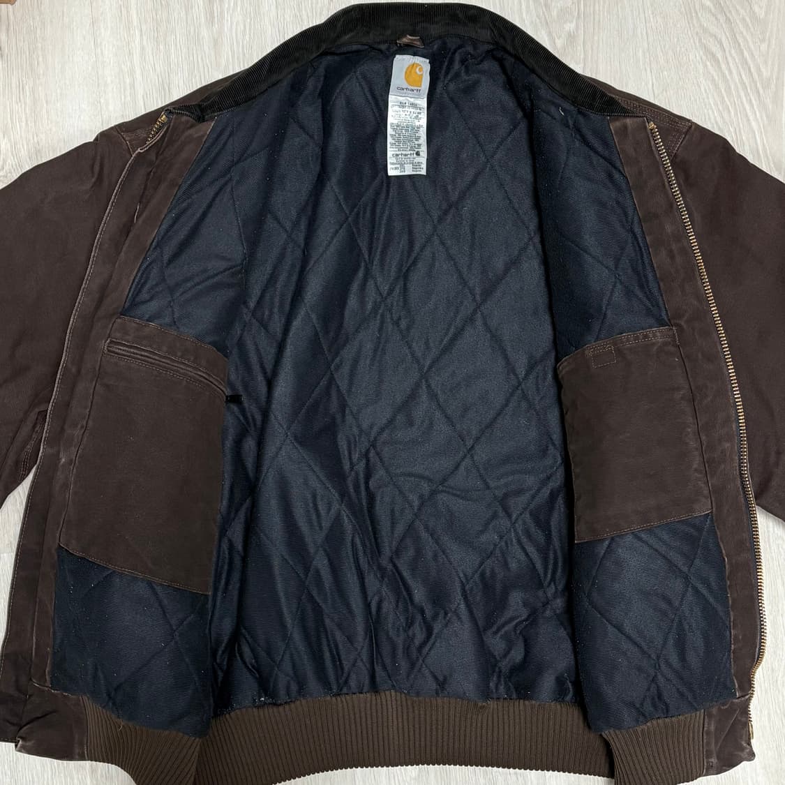 🇲🇽 10s 칼하트 J14 산타페 자켓 다크브라운 상품이미지4