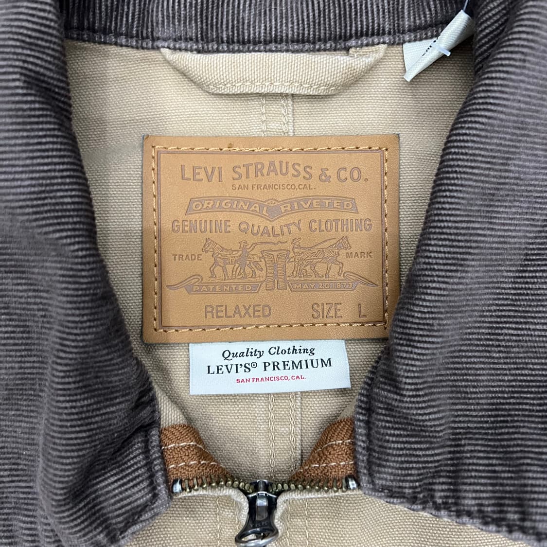 리바이스 베이지 워크자켓 상품이미지2