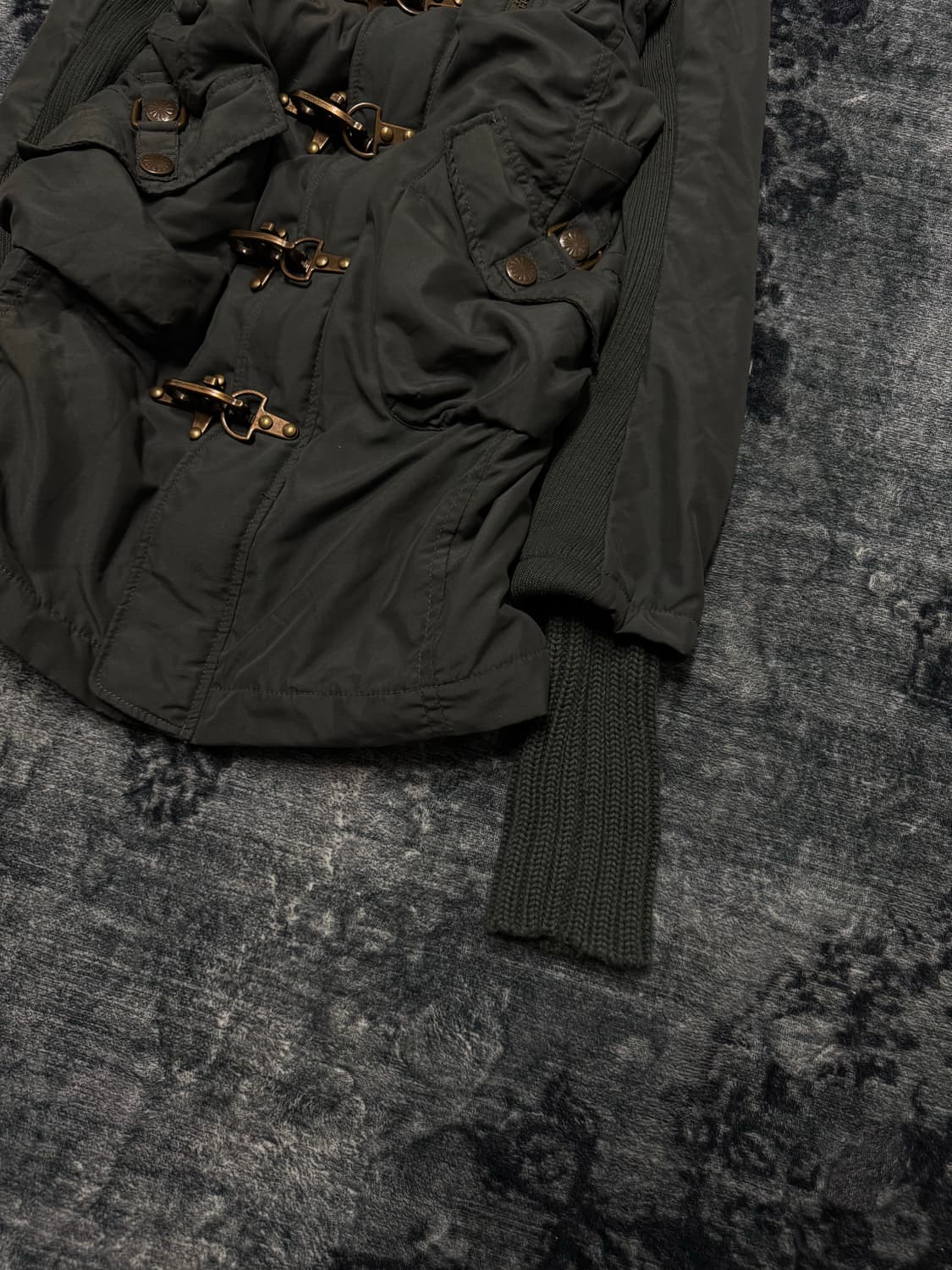 Sly 00s archive fur military long jacket 상품이미지5