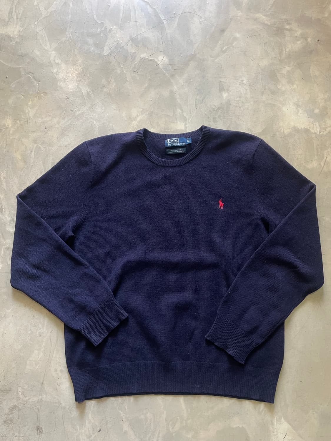폴로 램스울 니트 XL 상품이미지3