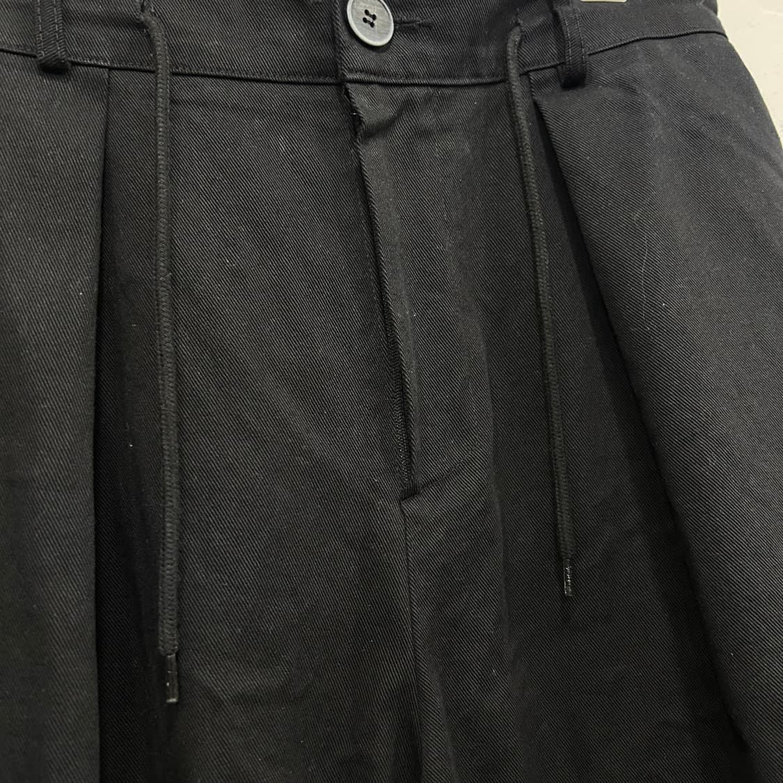 백밴딩 스트링 투턱 코튼 카고 벌룬팬츠 상품이미지4