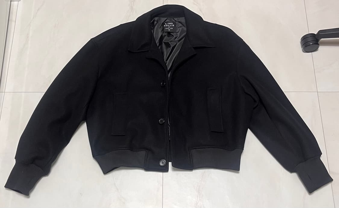 블랙 크롭자켓 상품이미지1