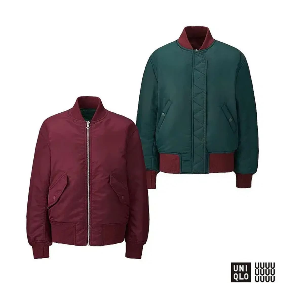 새상품 유니클로 U 르메르 여성용 봄버자켓 항공자켓  MA1 XXL사이즈 상품이미지1