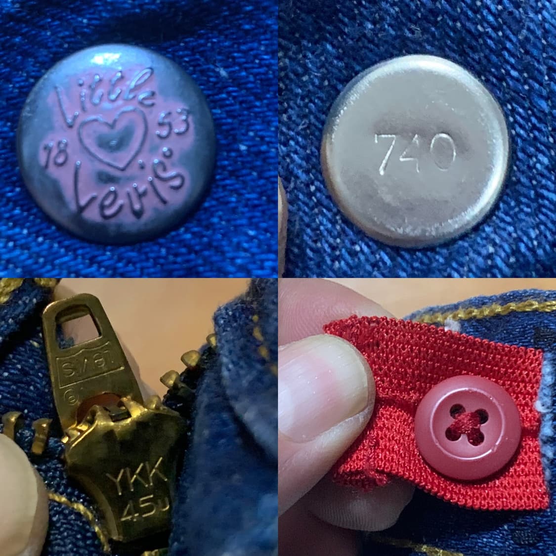 LEVIS 라바이스 by 칠드런 데님(550-오렌지 탭/517)묶음판매 상품이미지8