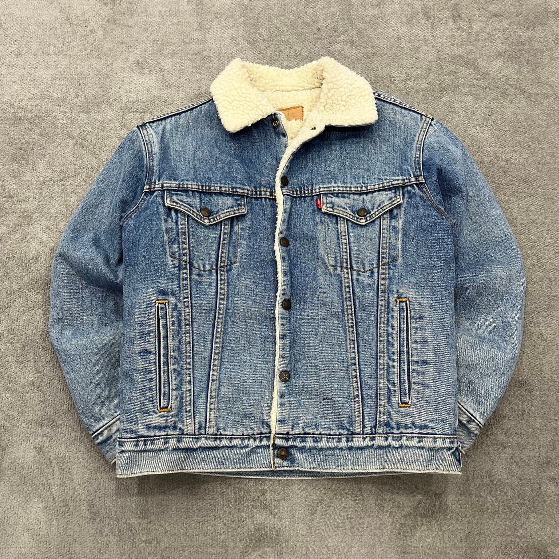 L 리바이스 데님 양털 쉐르파 자켓 상품이미지1