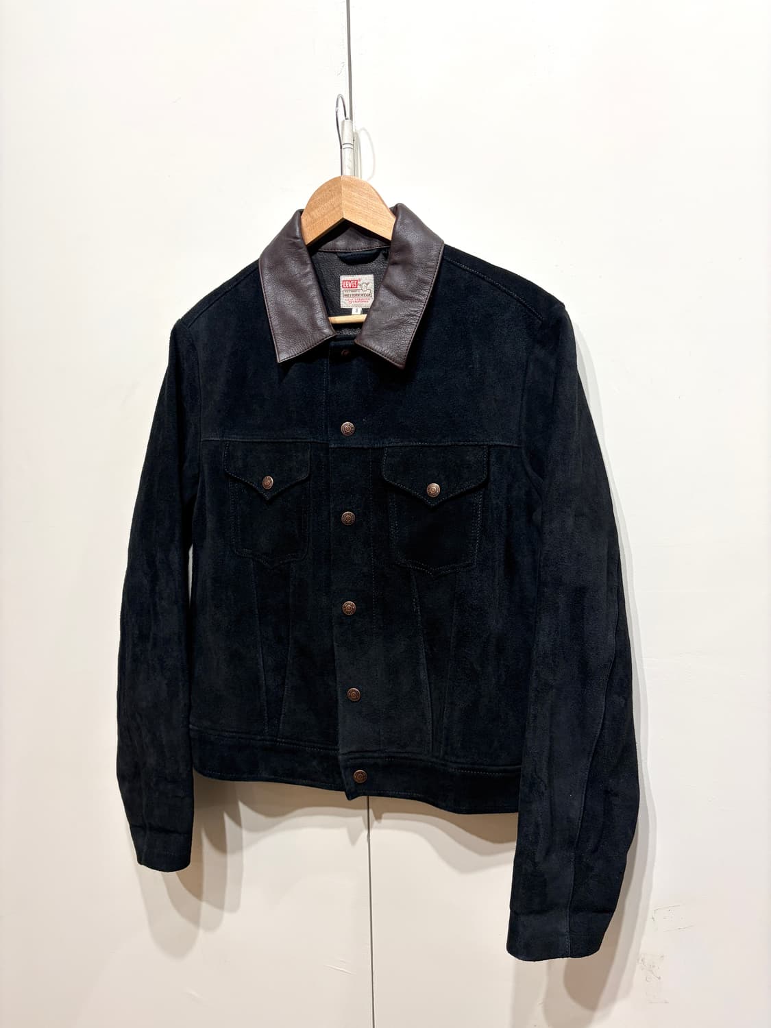 LVC 카우하이드 스웨이드 트러커 자켓 상품이미지2