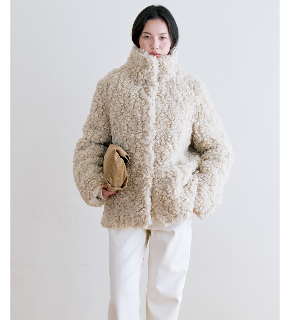 [정가 21만원 새상품] notia 노티아 퍼자켓 / 양털자켓 상품이미지6