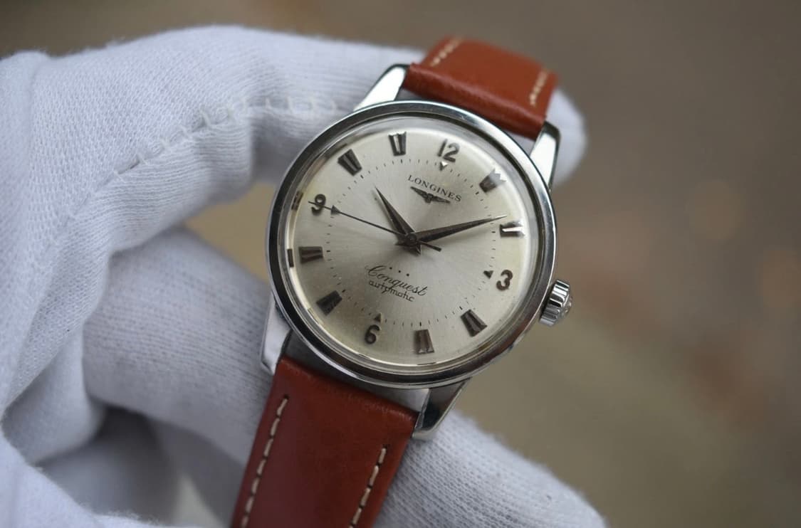 1954년 빈티지 론진 콘퀘스트 오토매틱 시계(A+급) 상품이미지4