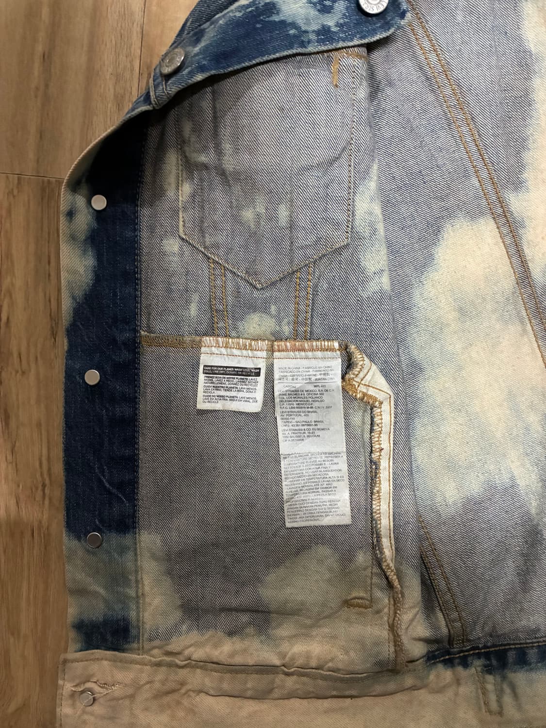 [새상품] 리바이스 워싱 조끼 베스트 (M/95) 상품이미지6