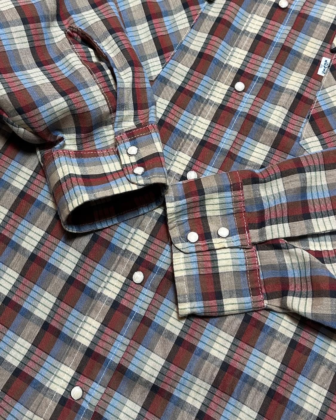 80s 리바이스 화이트 탭 웨스턴 셔츠 made in usa 상품이미지4