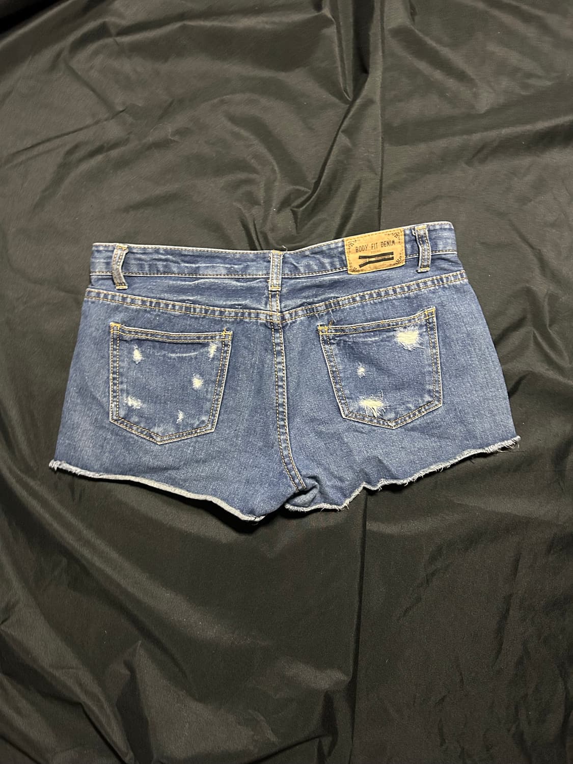 doubleline-zip damaged denim skirt 상품이미지2
