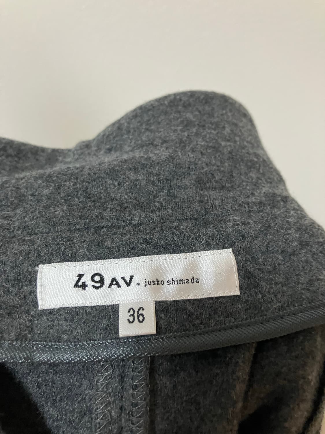 Junko Shimada 준코시마다 울자켓 숏자켓 일본빈티지 상품이미지4