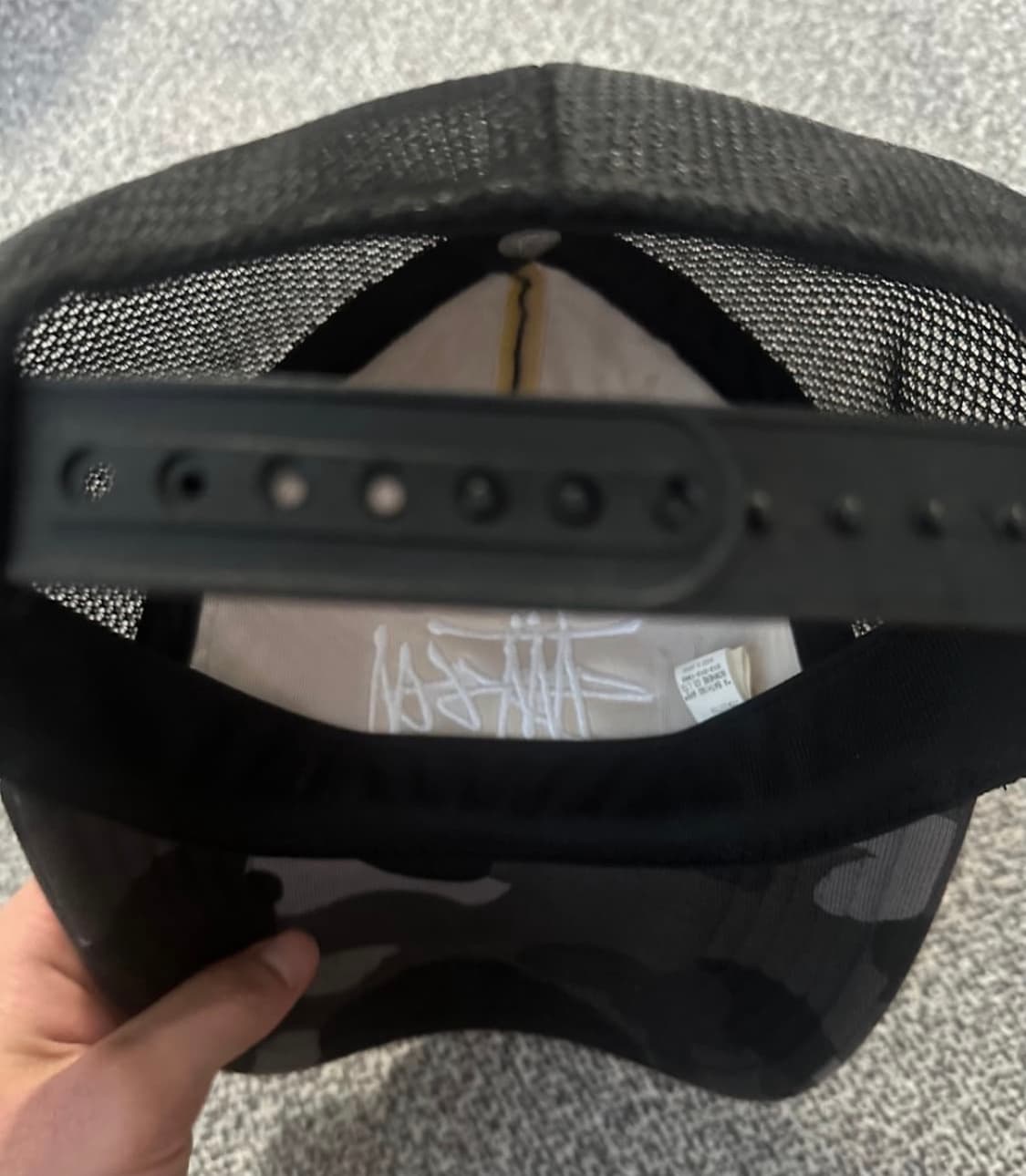 베이프 스투시 트러커 볼캡 상품이미지3