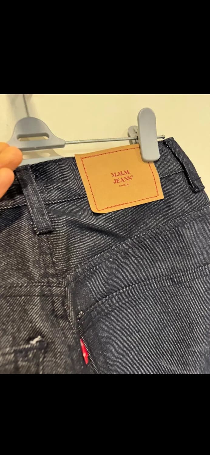 매니모어몽 mmm 인디고 와이드 청바지 새상품 상품이미지8