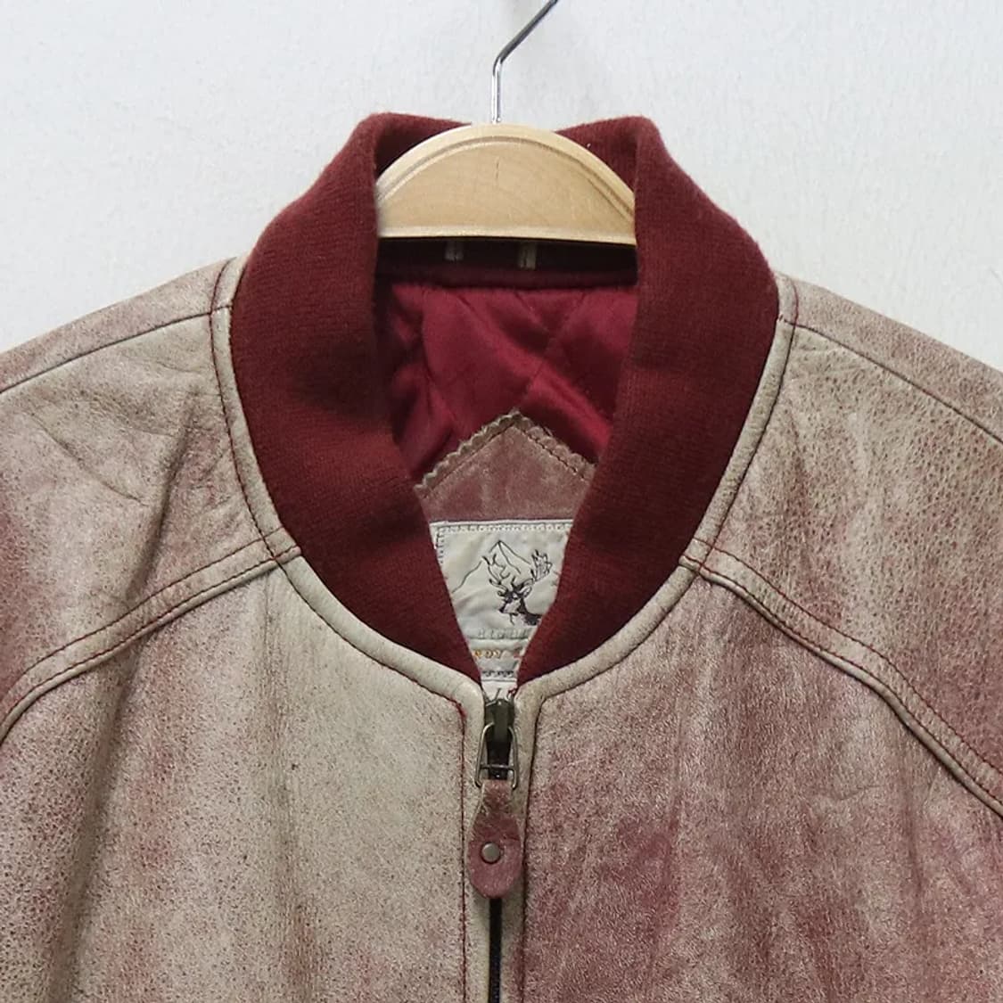 90'S RNDY& KAREN 레드 소가죽자켓 60435 상품이미지5