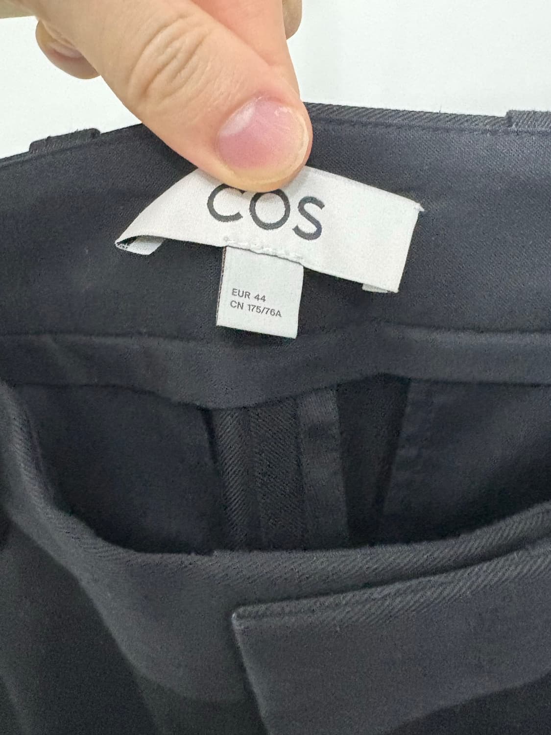 코스 cos 릴랙스드 코튼 와이드 레그 트라우저 팬츠 상품이미지5