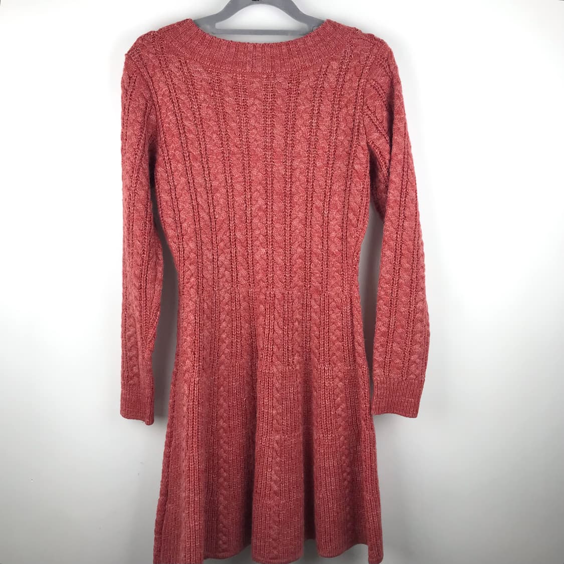 모리걸 하구미 케이블 울혼방 니트원피스 아오이유우 미사깔 히피에스닉빈티지 상품이미지5