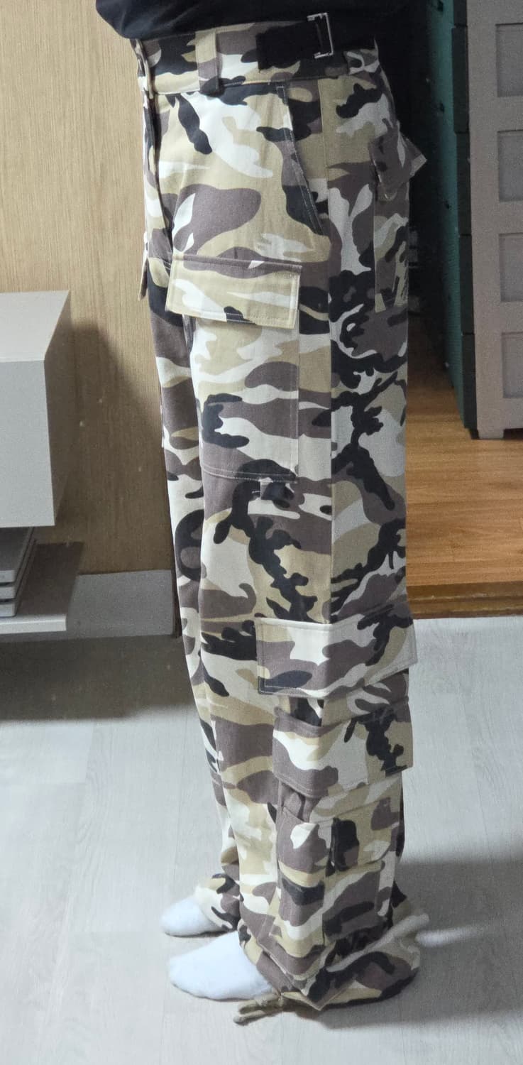 (착샷) 선데이오프클럽 카모플라주 카고 바지  상품이미지10