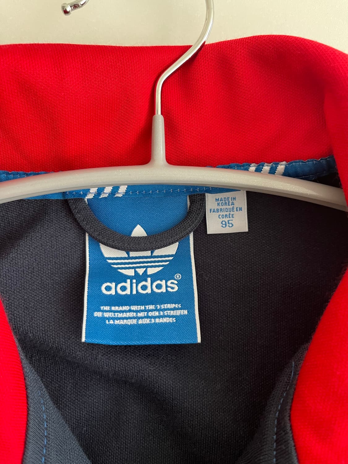 95) 아디다스 유로파 TT 트랙탑 져지 네이비 레드 상품이미지4