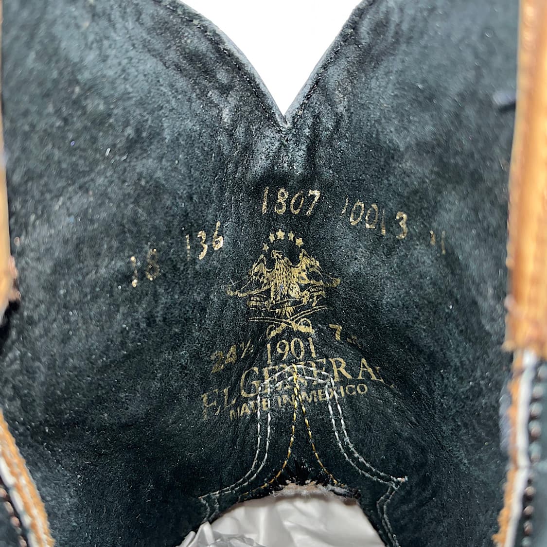 빈티지 웨스턴 레더 부츠 7.5(240-245) 사이즈 BT24001 상품이미지10