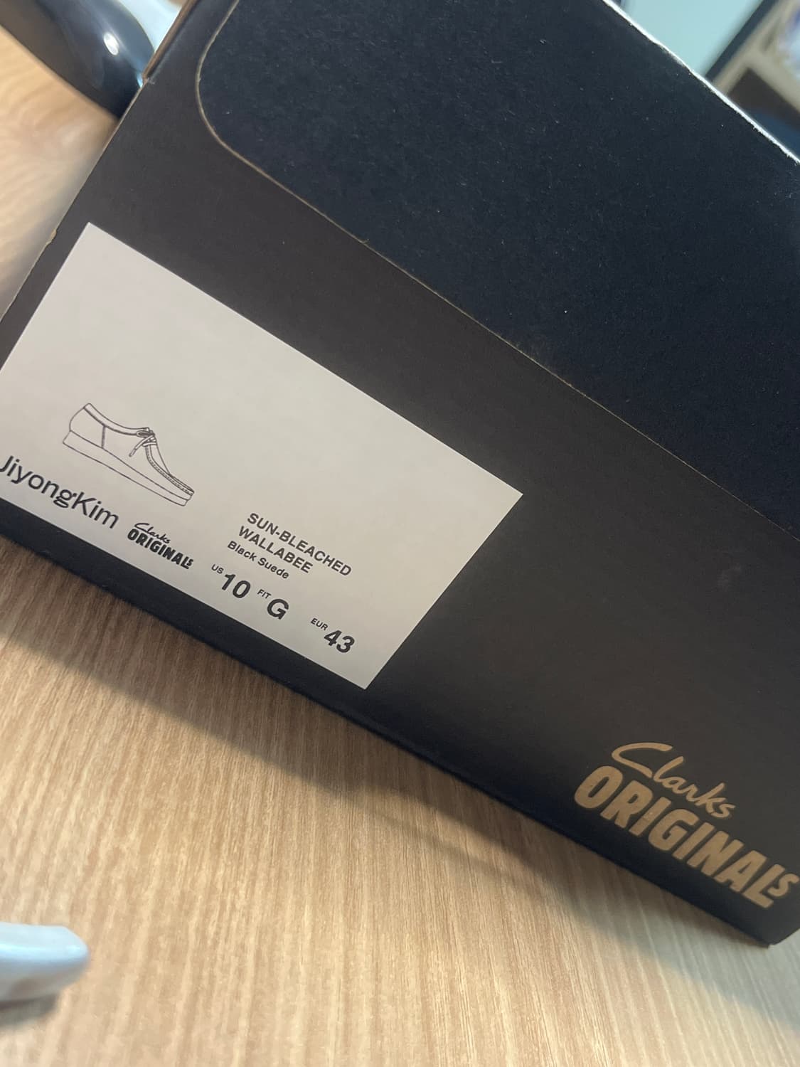 클락스 x 지용킴 선 블리치드 왈라비 블랙 상품이미지4