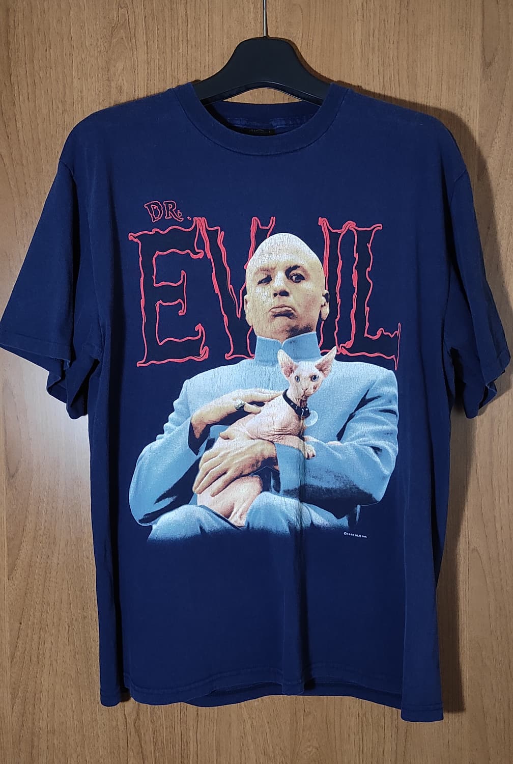 90s 오스틴파워 닥터이블 무비 티셔츠 xl 상품이미지1