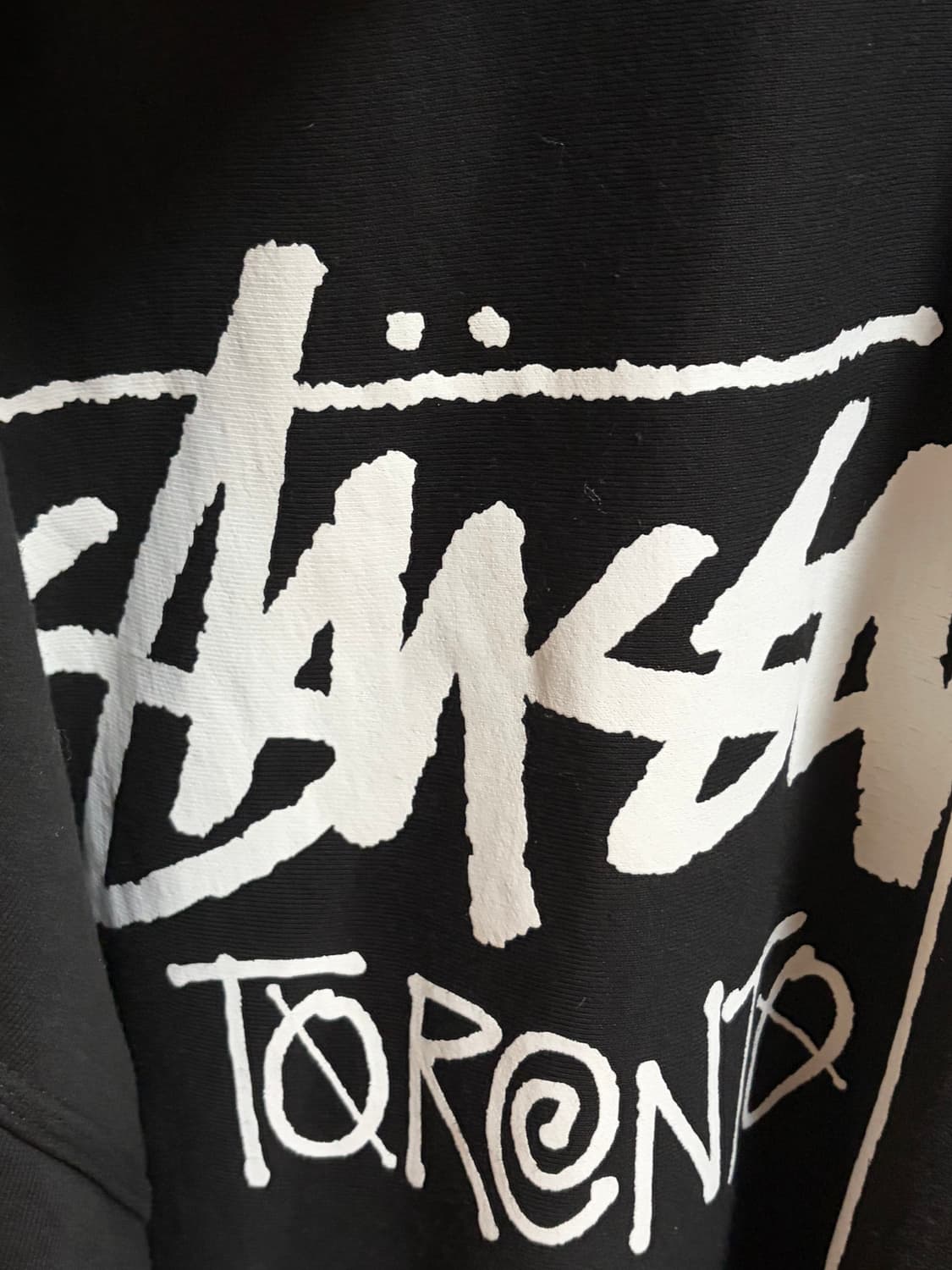 스투시 토론토 후드집업 블랙 L 상품이미지4