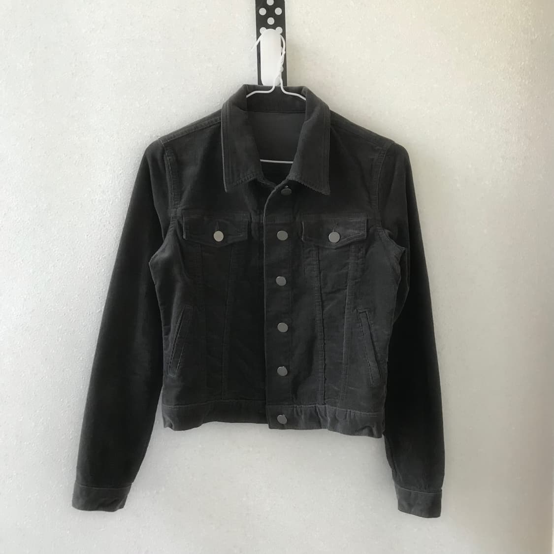 vintage black denim jacket 상품이미지1