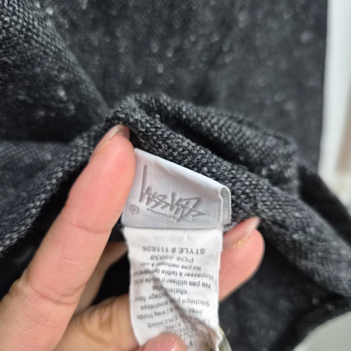 스투시 블랙 긴팔 셔츠 남녀공용 S 상품이미지5