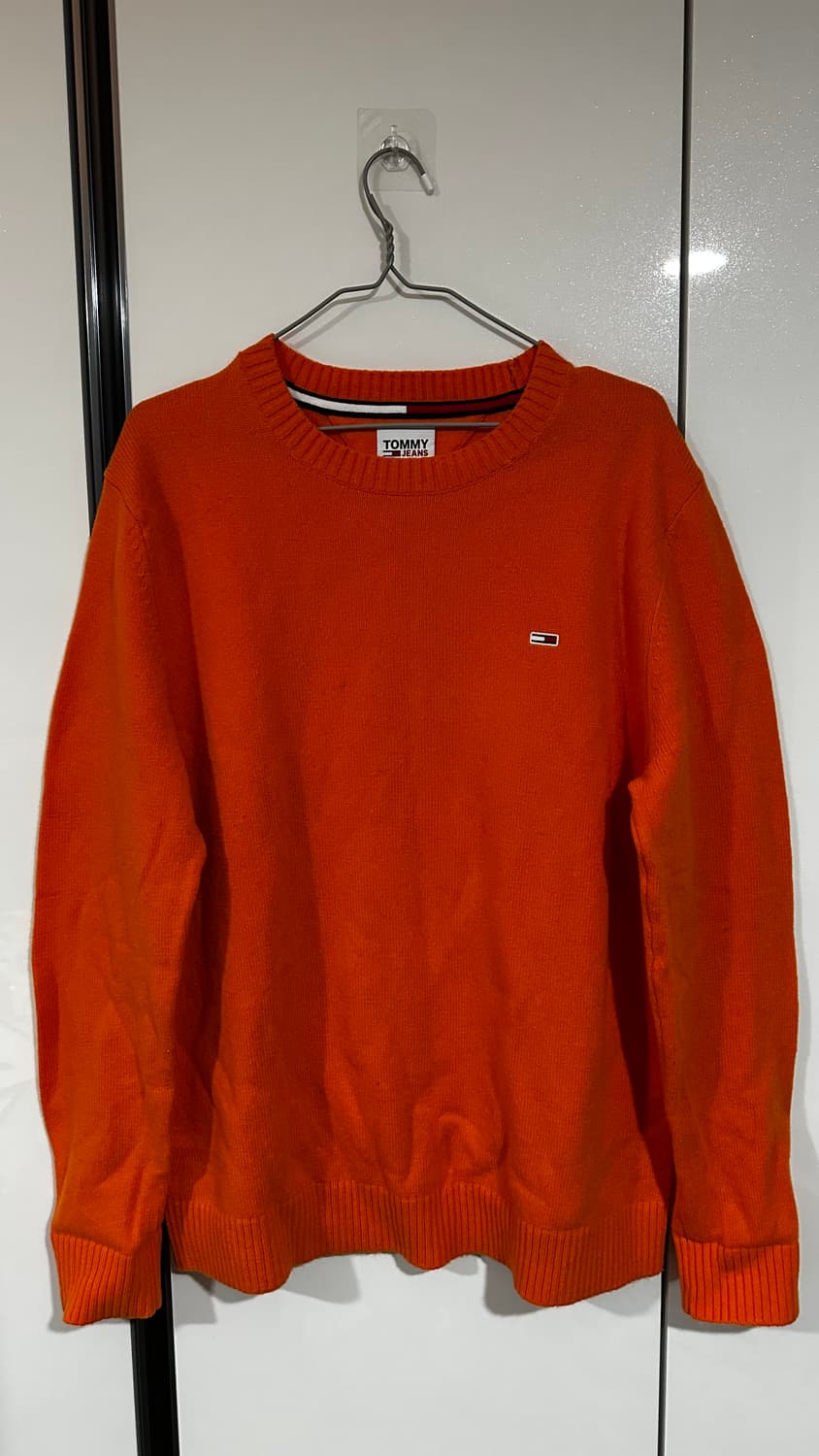 타미힐피거 타미진스 오렌지 니트 상품이미지1