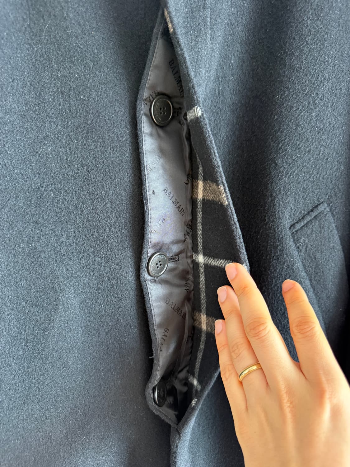 발망(BALMAIN) 울 코트(라이센스 제품) 상품이미지4