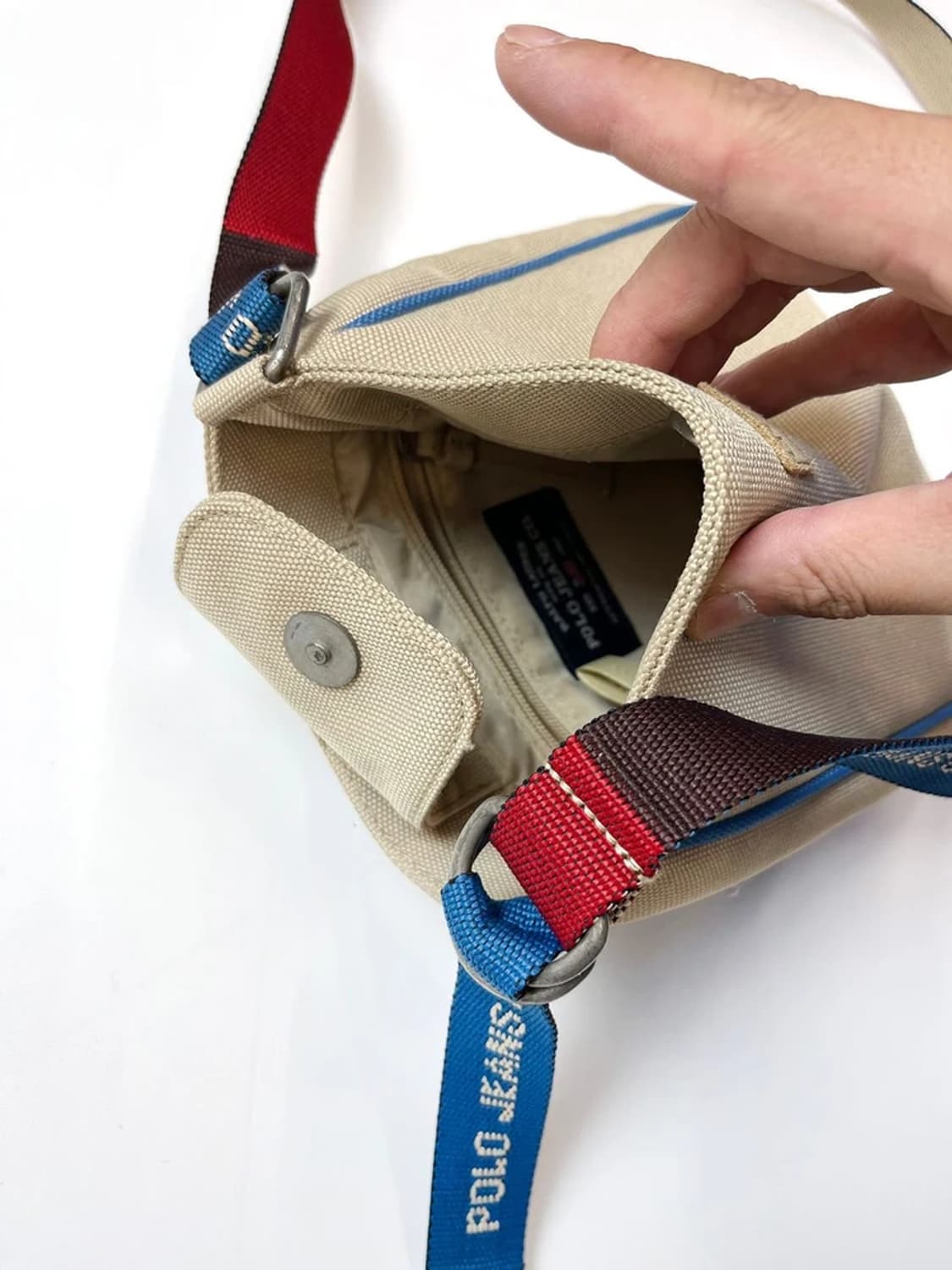 폴로진스 00s 컬러 배색 미니 크로스백 A1574 상품이미지5