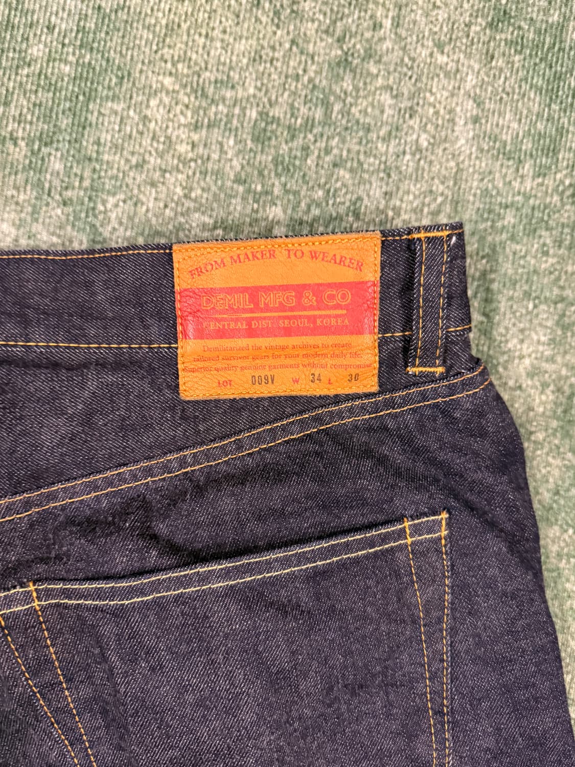 데밀 LOT. 009V Vidalia USA 13.75oz 34사이즈 상품이미지3