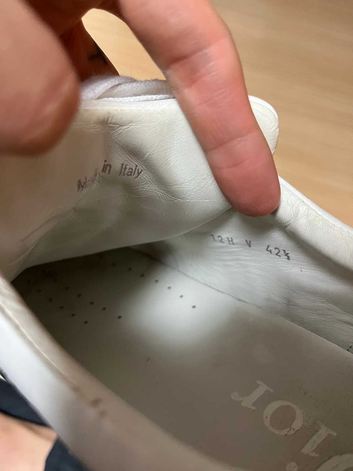 디올옴므 에디시즌 독일군 스니커즈 275 상품이미지8